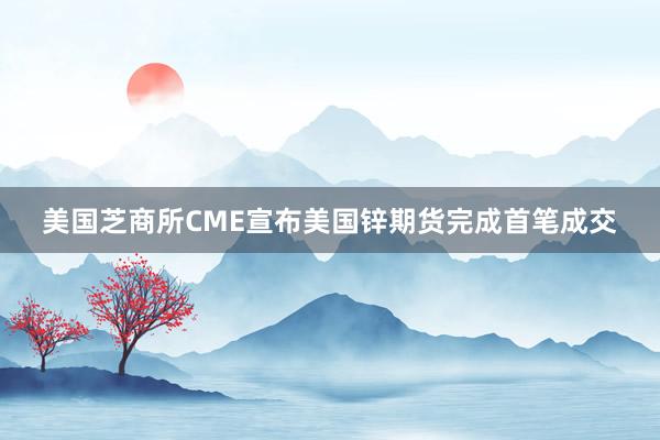 美国芝商所CME宣布美国锌期货完成首笔成交