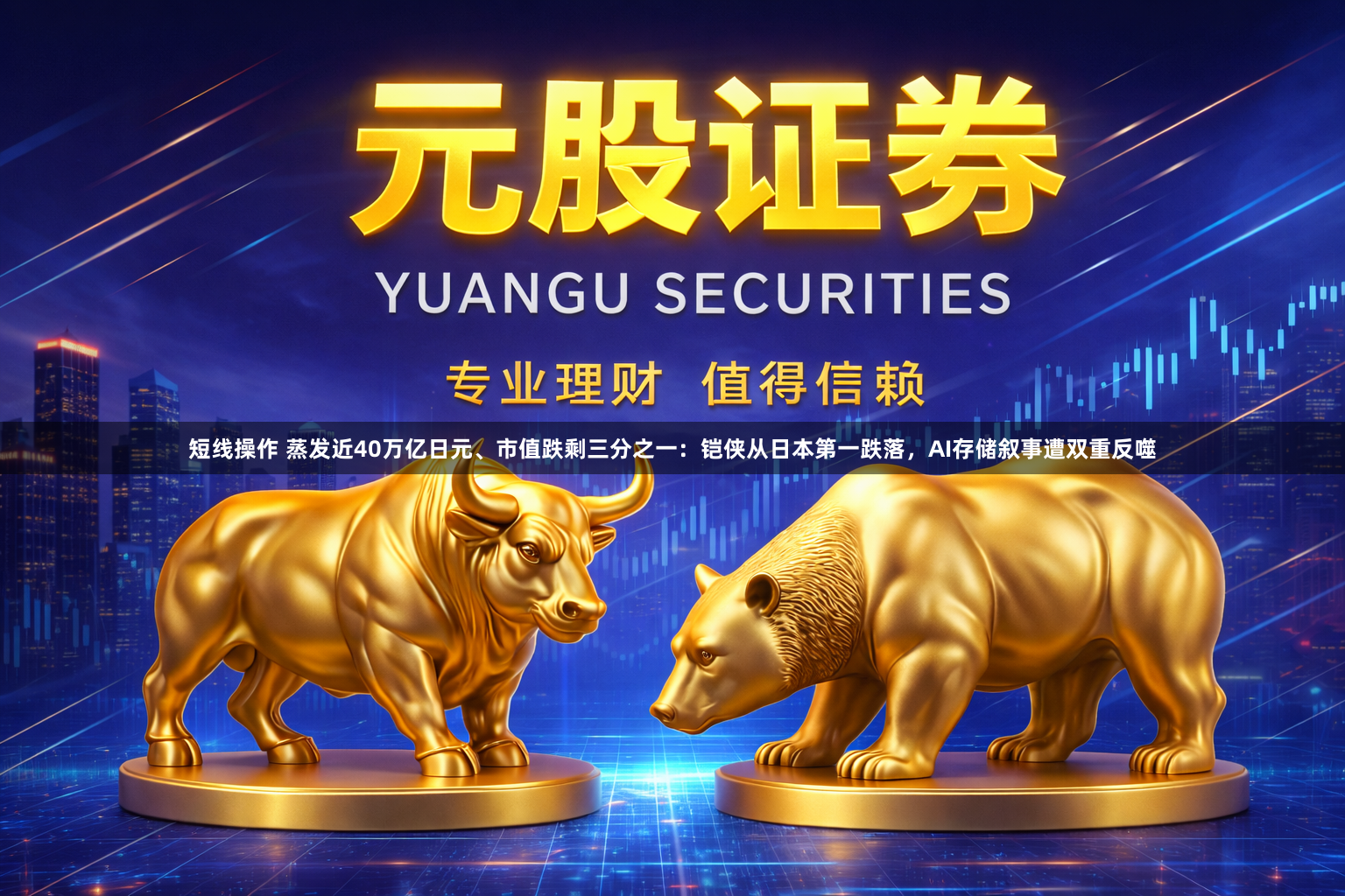 短线操作 蒸发近40万亿日元、市值跌剩三分之一：铠侠从日本第一跌落，AI存储叙事遭双重反噬